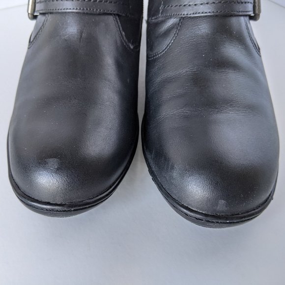 David Tate Art Booties in Black Leather - Picture 5 of 10